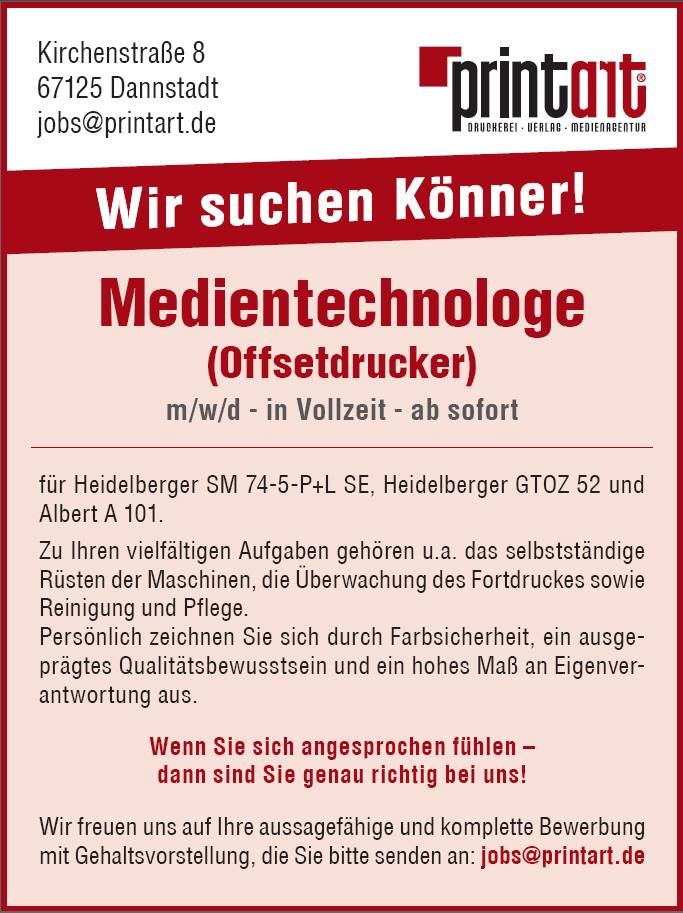 Wir suchen Verstaerkung